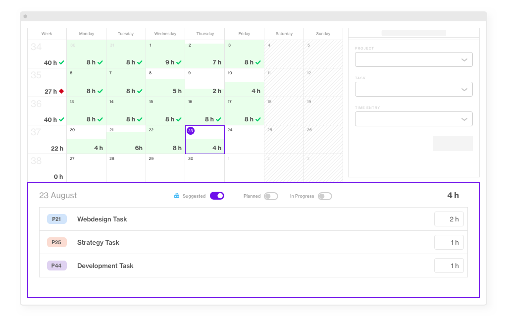 retainer time-tracking