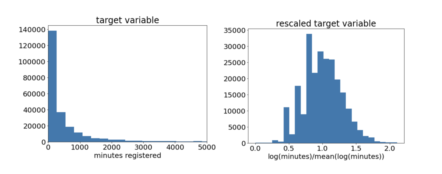 target variable